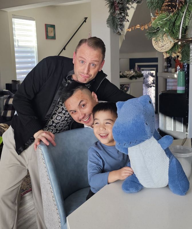 Dino Fun with Our Nephew