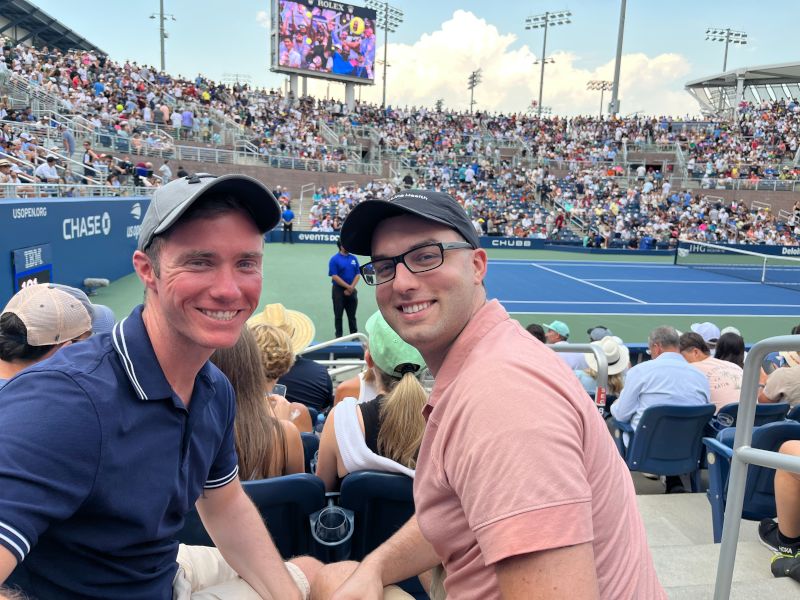 At the U.S. Open