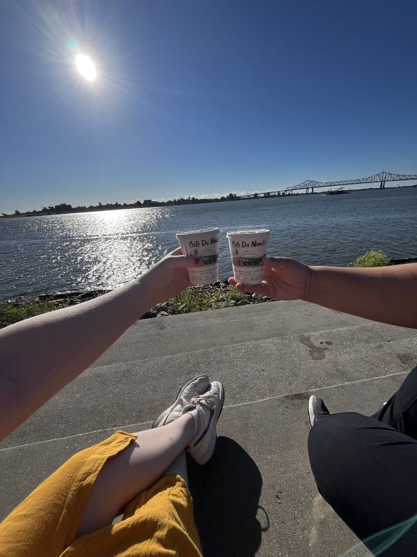 Coffee Along the River in New Orleans
