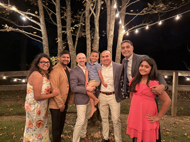 At A Wedding with Our Close Friends