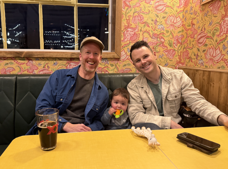 At One of Our Favorite Neighborhood Spots for Dinner